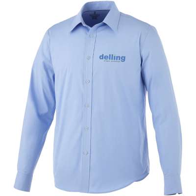 Camicia Hamell a manica lunga da uomo in tessuto stretch - cod. P38168