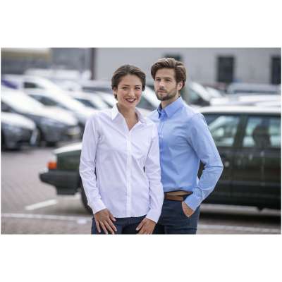Camicia Hamell a manica lunga da uomo in tessuto stretch - cod. P38168