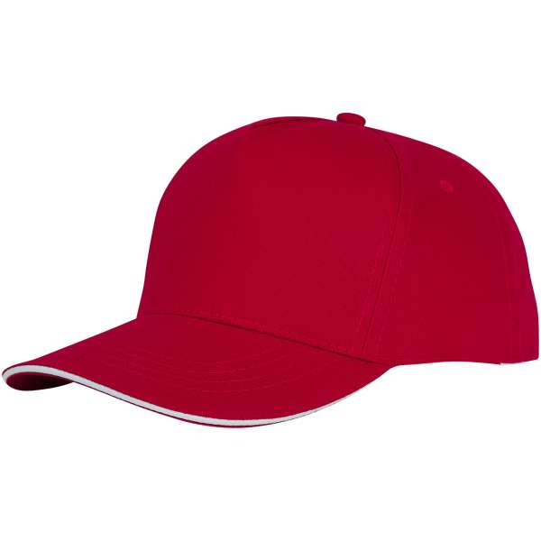 Cappellino con visiera sandwich Ceto a 5 pannelli - cod. P38674