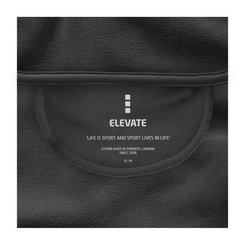 Giacca in microfleece con zip intera da uomo - cod. P39482