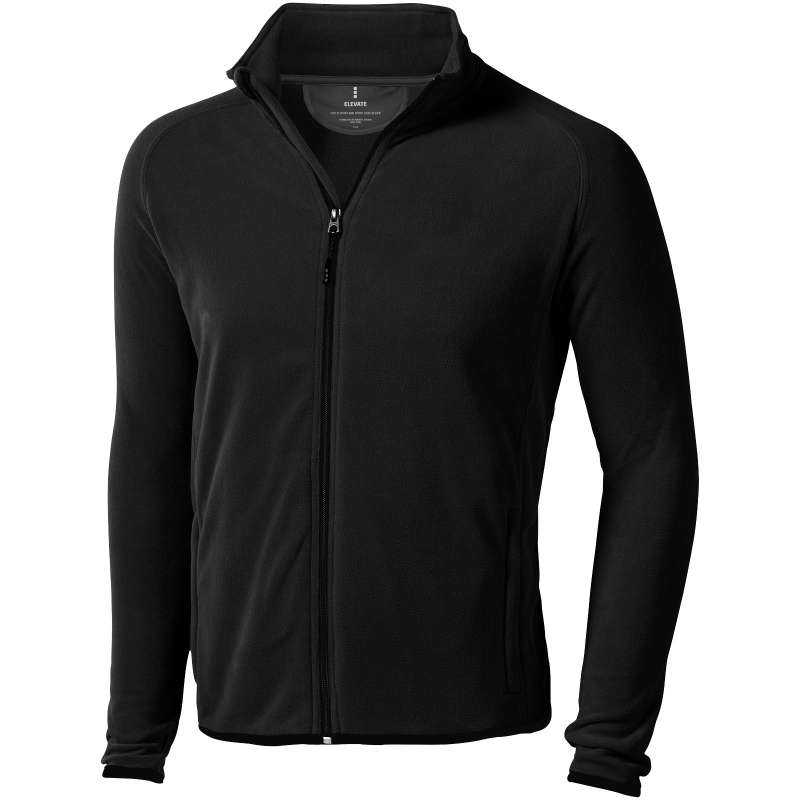 Giacca in microfleece con zip intera da uomo - cod. P39482