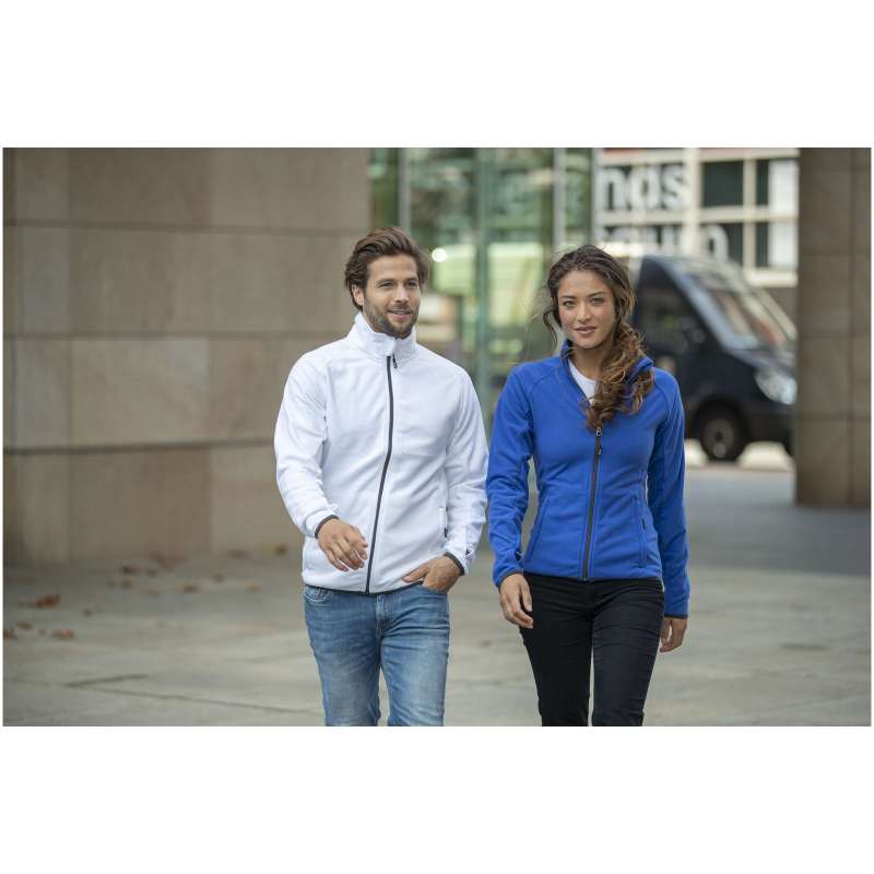 Giacca in microfleece con zip intera da uomo - cod. P39482