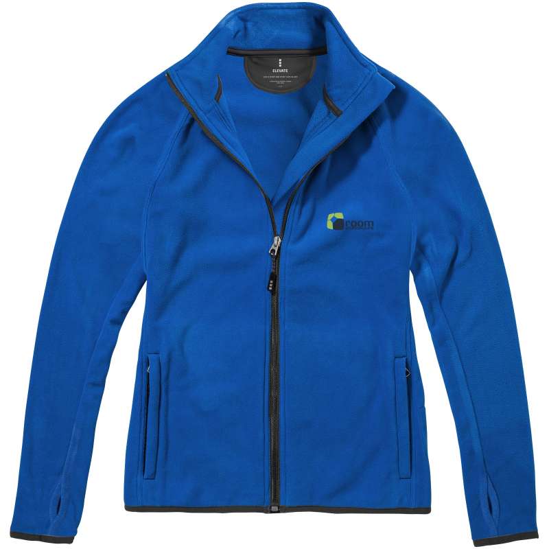 Giacca in microfleece con zip intera da donna - cod. P39483
