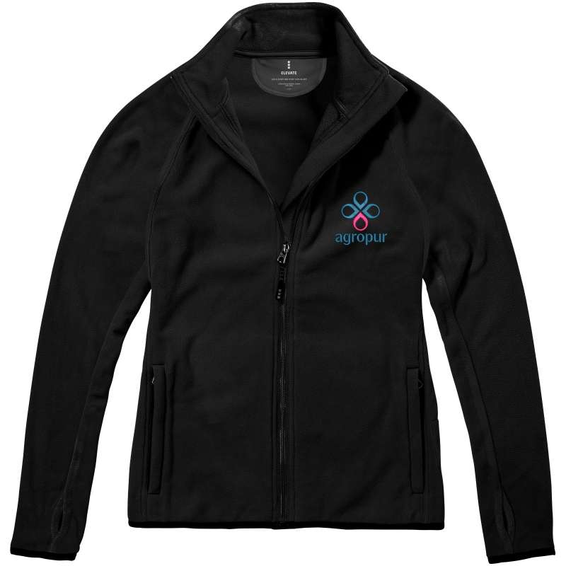 Giacca in microfleece con zip intera da donna - cod. P39483