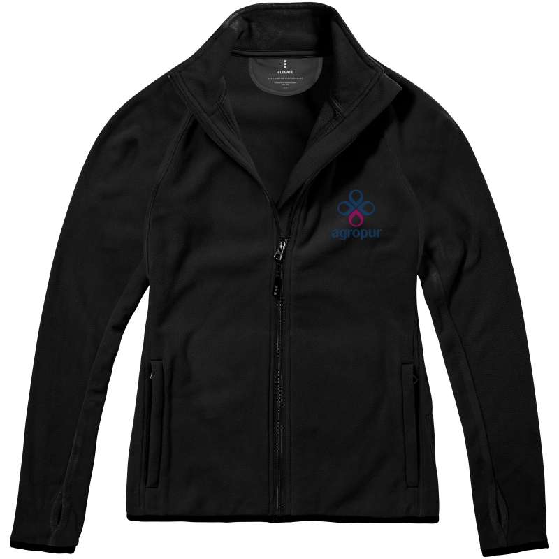 Giacca in microfleece con zip intera da donna - cod. P39483