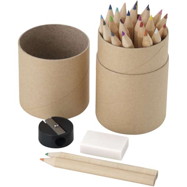 Set matite colorate 26 pezzi Woodby - cod. P544405