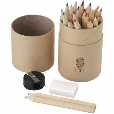 Set matite colorate 26 pezzi Woodby - cod. P544405