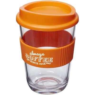 Bicchiere da 300 ml con impugnatura in silicone da stampare - cod. P210090