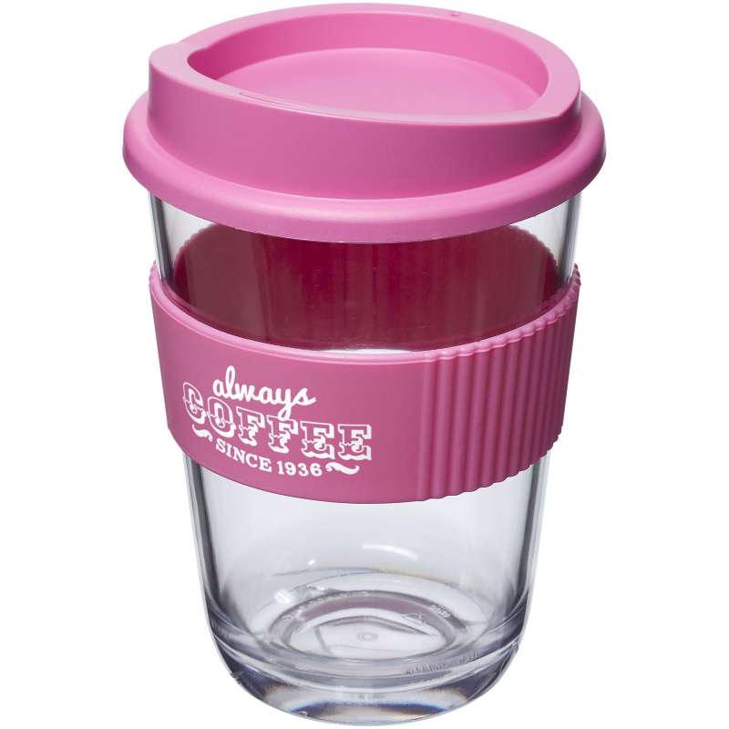 Bicchiere da 300 ml con impugnatura in silicone da stampare - cod. P210090