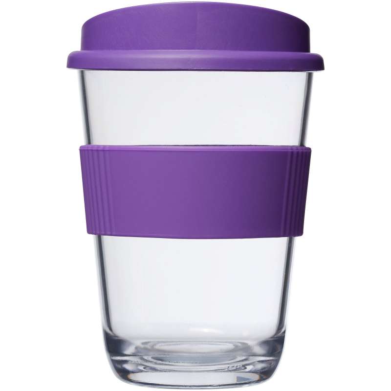 Bicchiere da 300 ml con impugnatura in silicone da stampare - cod. P210090