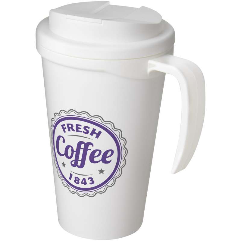 Bicchieri termici personalizzati da 350 ml con coperchio ermetico - cod. P210421