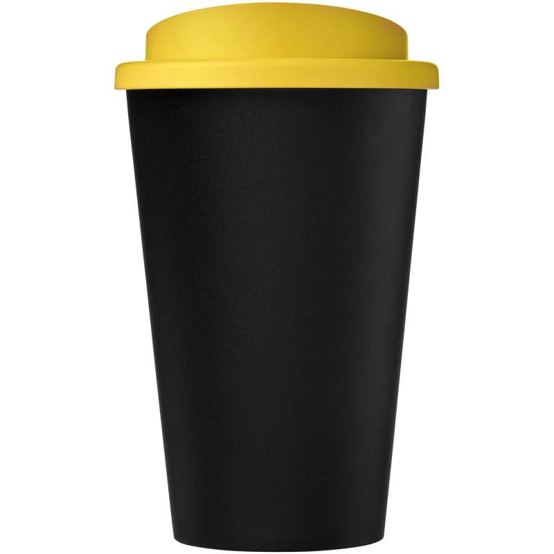 Bicchiere termico con logo da 350 ml in plastica riciclata - cod. P210422