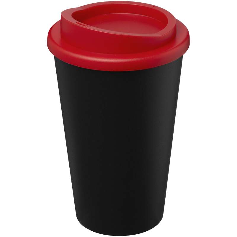 Bicchiere termico con logo da 350 ml in plastica riciclata - cod. P210422