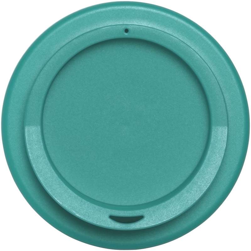 Bicchiere termico con logo da 350 ml in plastica riciclata - cod. P210422