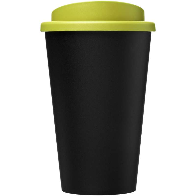 Bicchiere termico con logo da 350 ml in plastica riciclata - cod. P210422