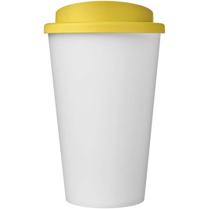 Bicchiere termico con logo da 350 ml in plastica riciclata - cod. P210422