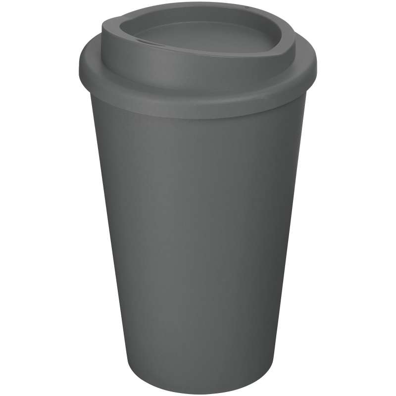 Bicchiere termico con logo da 350 ml in plastica riciclata - cod. P210422