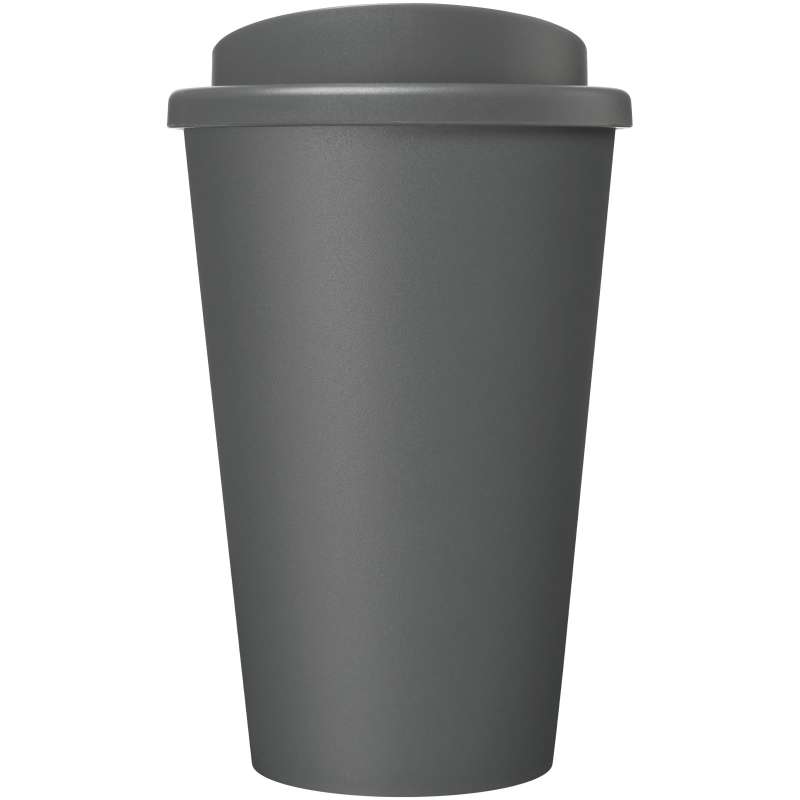 Bicchiere termico con logo da 350 ml in plastica riciclata - cod. P210422