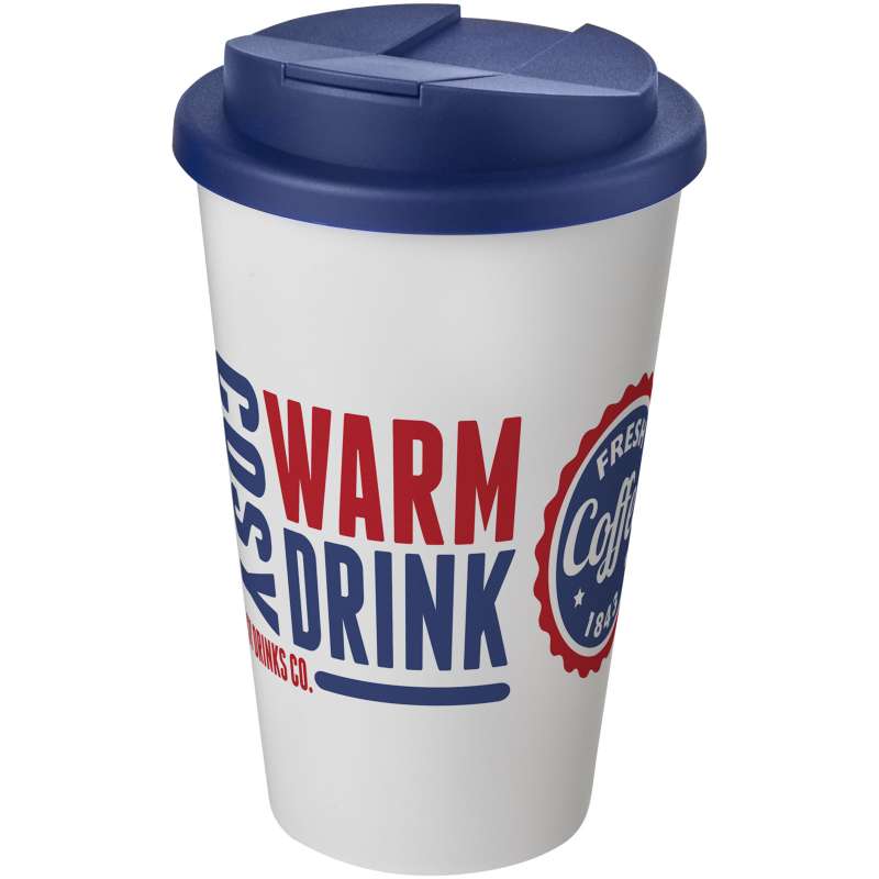 Bicchiere termico promozionale da 350 ml con coperchio ermetico - cod. P210695