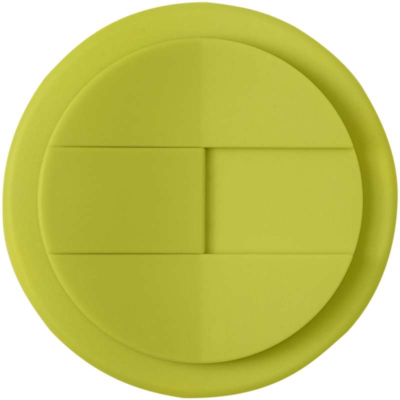 Bicchiere termico con impugnatura e coperchio ermetico da 350 ml - cod. P210696