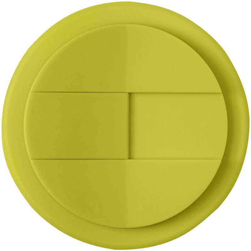 Bicchiere termico con logo e scritte da 350 ml con coperchio ermetico - cod. P210697