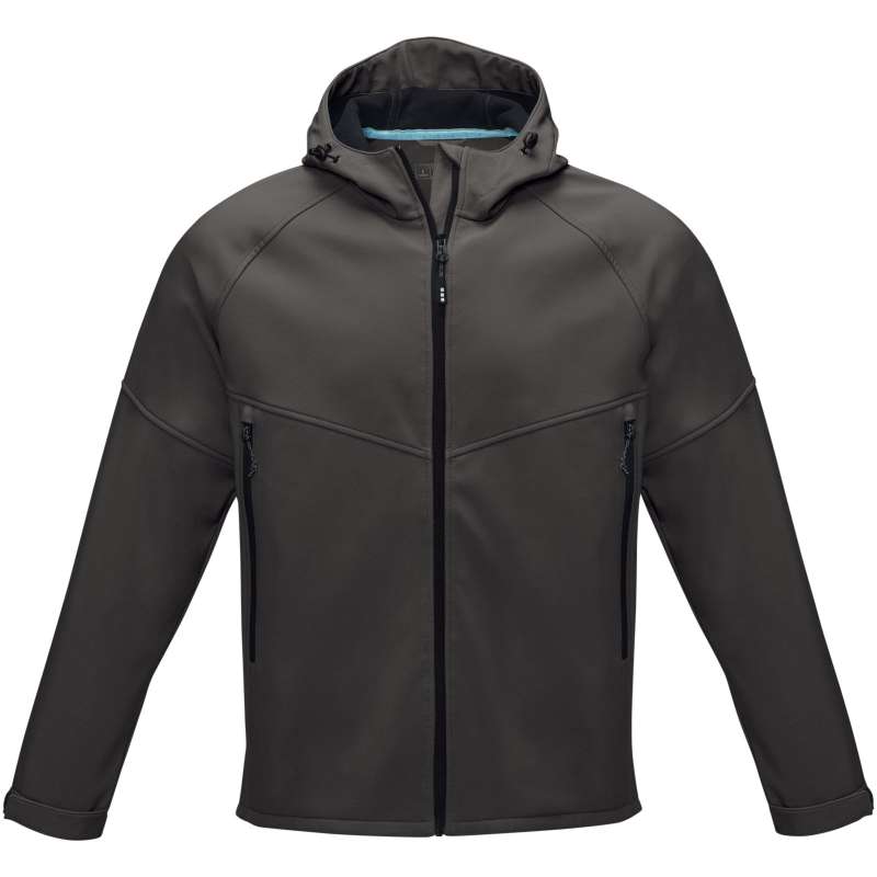 Giacca da trekking da uomo in softshell riciclato - cod. P37504