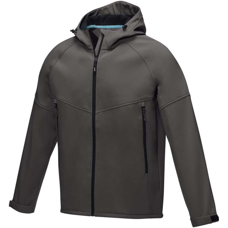 Giacca da trekking da uomo in softshell riciclato - cod. P37504