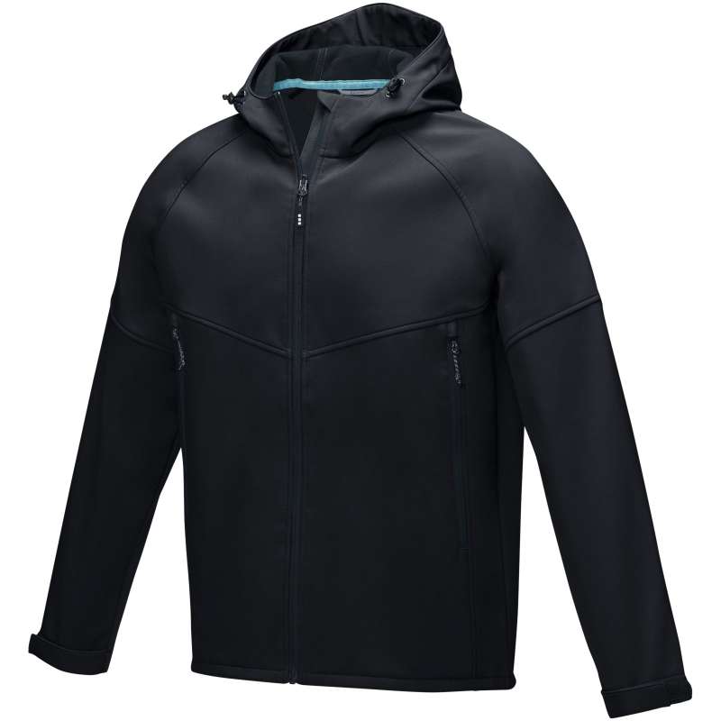 Giacca da trekking da uomo in softshell riciclato - cod. P37504