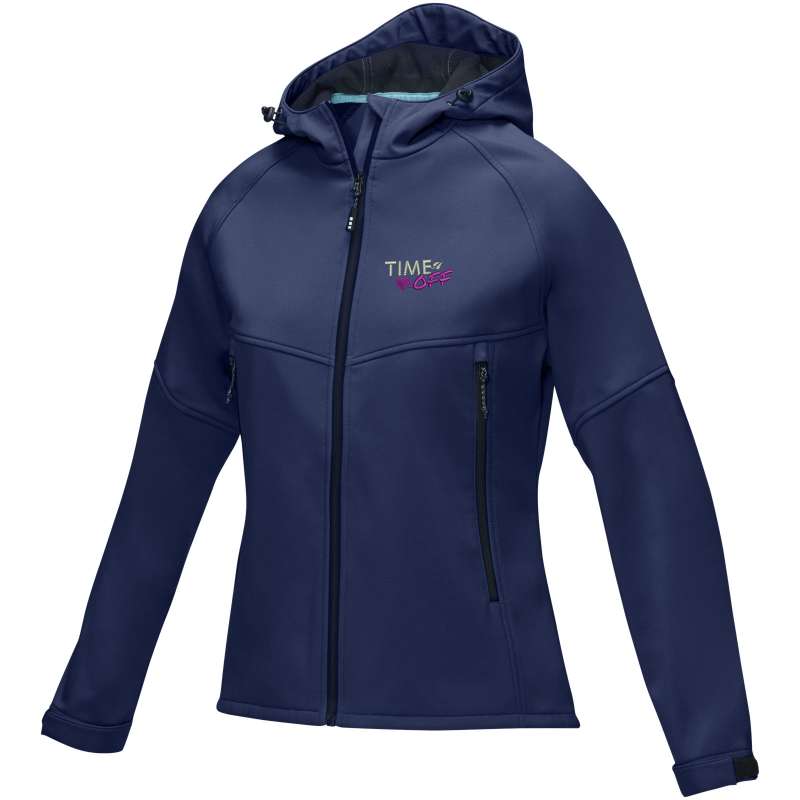 Giacca per trekking da donna in softshell riciclato - cod. P37505