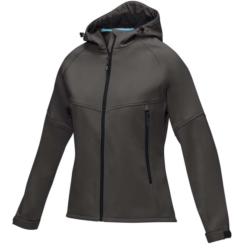 Giacca per trekking da donna in softshell riciclato - cod. P37505