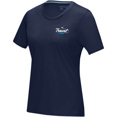T-shirt Azurite a manica corta da donna in tessuto organico - cod. P37507
