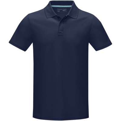 Polo Graphite a manica corta da uomo in tessuto organico - cod. P37508