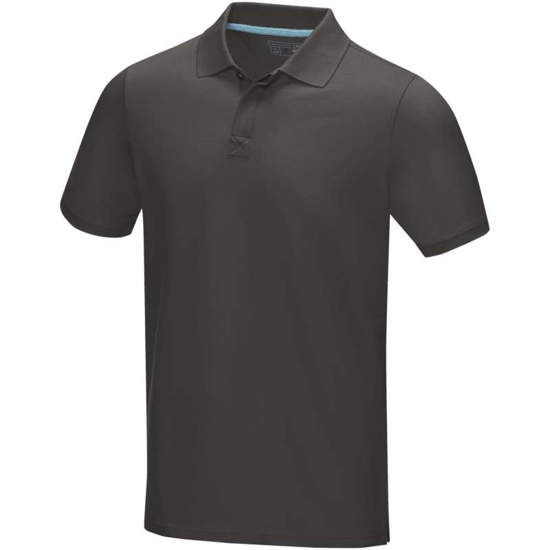 Polo Graphite a manica corta da uomo da personalizzare - cod. P37508