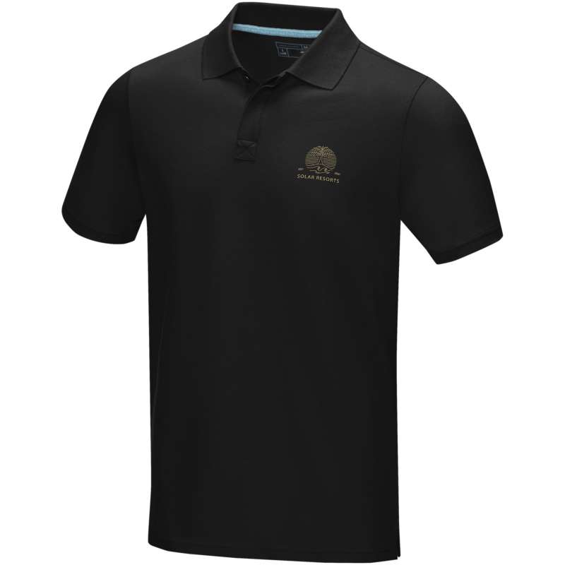 Polo Graphite a manica corta da uomo da personalizzare - cod. P37508