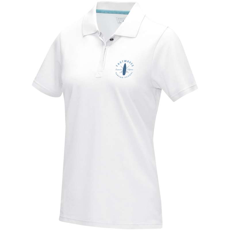 Polo Graphite a manica corta da donna da personalizzare - cod. P37509