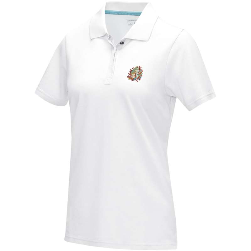 Polo Graphite a manica corta da donna da personalizzare - cod. P37509