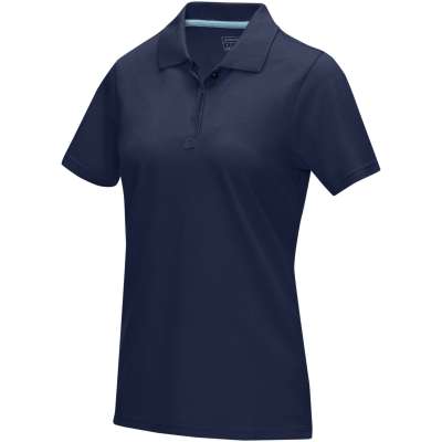 Polo Graphite a manica corta da donna in tessuto organico - cod. P37509