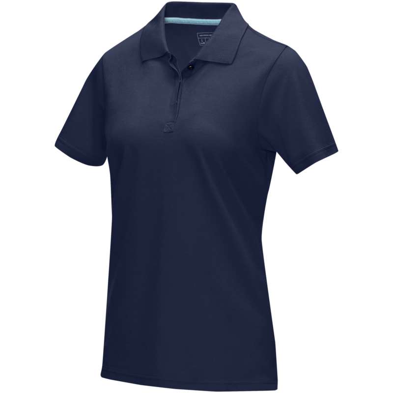 Polo Graphite a manica corta da donna da personalizzare - cod. P37509