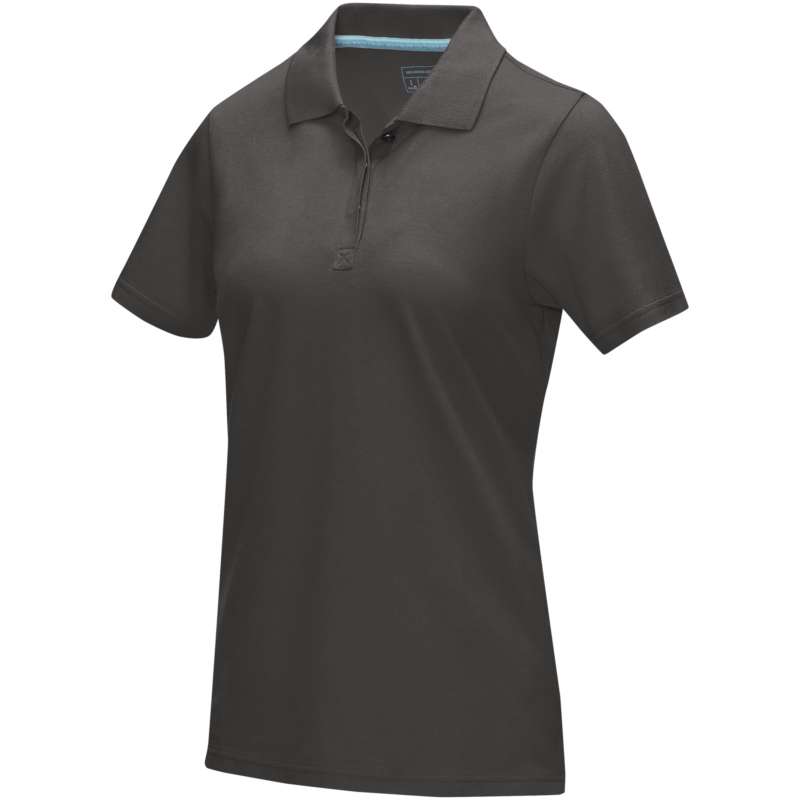 Polo Graphite a manica corta da donna da personalizzare - cod. P37509