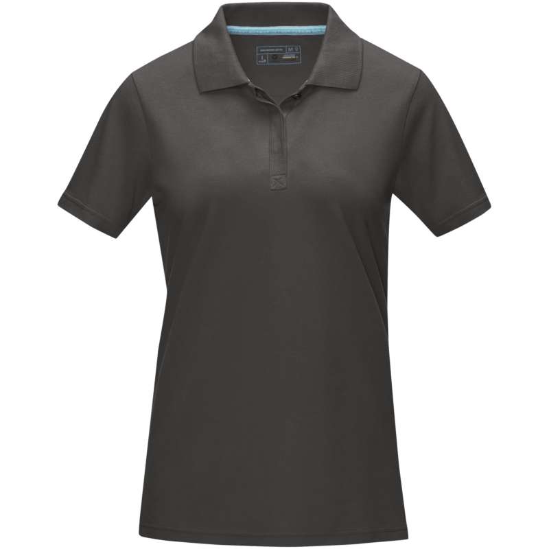 Polo Graphite a manica corta da donna da personalizzare - cod. P37509