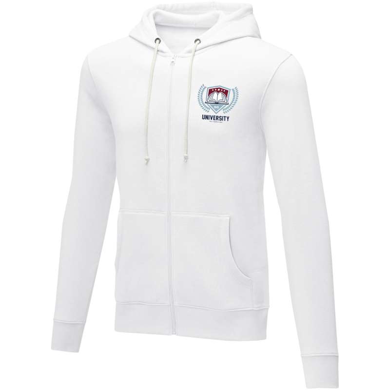 Felpa con cappuccio e zip uomo - cod. P38229