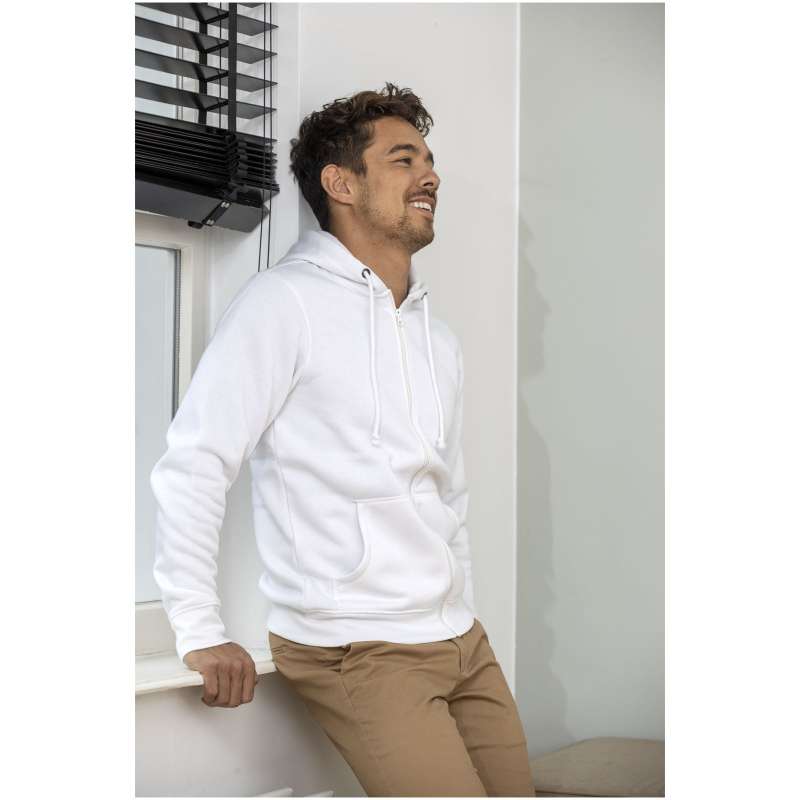 Felpa con cappuccio e zip uomo - cod. P38229