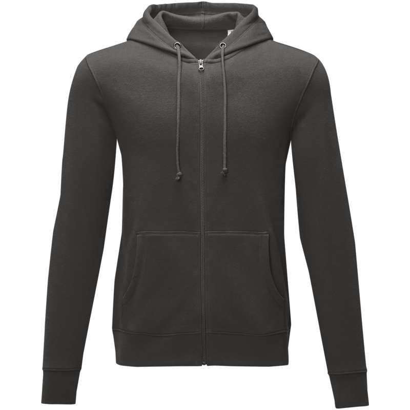 Felpa con cappuccio e zip uomo - cod. P38229