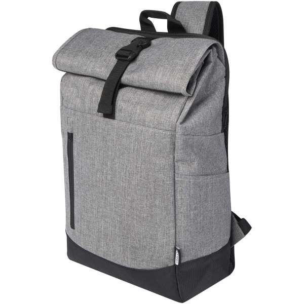 Zaino roll-up certificato GRS per portatile da 15,6" Hoss - 12L - cod. P120548