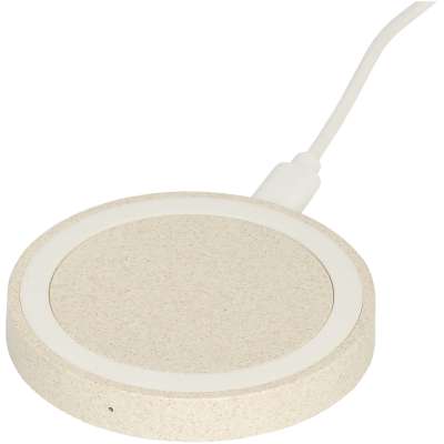 Caricabatterie wireless con scritte promozionali