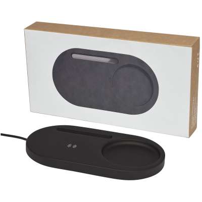 Organizer da scrivania Klip con stazione di ricarica da 5 W - cod. P124142