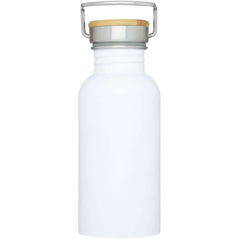 Borraccia sportiva in acciaio da 550 ml con stampa logo - cod. P100657