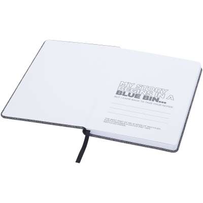 Quaderno Orin formato A5 in PET riciclato - cod. P107742