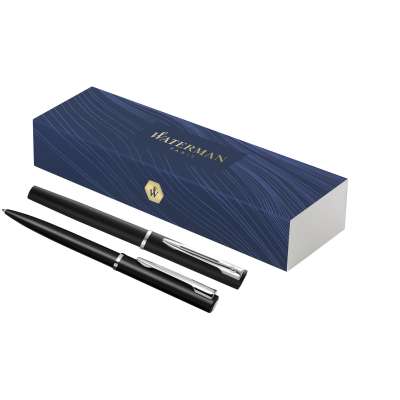 Waterman set penna a sfera e penna roller Allure (inchiostro blu) - cod. P107752