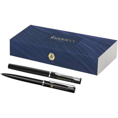 Waterman set penna a sfera e penna roller Allure (inchiostro blu) - cod. P107752